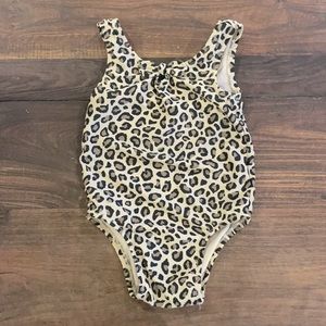 Leopard one piece swimsuit
